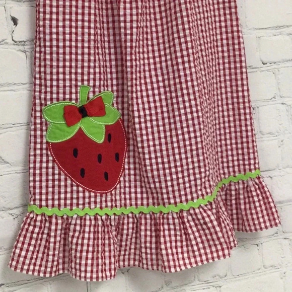 Emily Rose 4T Strawberry Dress - Picture 3 of 6